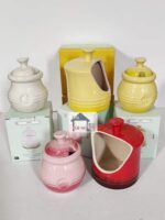 프랑스 쿨 컬러 LE CREUSET 고가 주방 조미료 항아리 도자기 조미료 항아리 가정용 컬러 소금 항아리 숟가락 포함 - 이미지 4