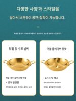 식품 등급 304 망치 패턴 3겹 스테인리스 스틸 투명 수프 냄비 크리에이티브 연꽃 잎 가장자리 핫팟 수프 냄비 유도 쿠커 핫팟 냄비 - 이미지 5