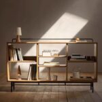 모던 심플 플로어 스탠딩 멀티 레이어 책장 책꽂이 디스플레이 랙 소형 아파트 거실 홀로우 파티션 수납 랙 수납 랙