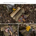 Savage 부시크래프트 야외 캠핑 장작 가방 장작 가방 보관 다기능 휴대용 로깅 가방 - 이미지 2