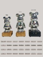 불꽃놀이 곰 생일 선물 여자애들 빛나는 야간 조명 장식품 여자 친구 아내 14세 여자애 베프 의식 감각 - 이미지 3