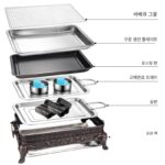 스테인리스 스틸 구운 생선 팬 직사각형 가정용 구운 생선 오븐 상업용 구운 고기 그릴 건조 냄비 냄비 특수 냄비 - 이미지 4