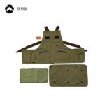 코만 아웃도어 캠핑 작업복 Q1 코튼 천 방화 앞치마 다기능 확장형 피크닉 장비 조끼 의류