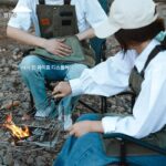 코만 아웃도어 캠핑 작업복 Q1 코튼 천 방화 앞치마 다기능 확장형 피크닉 장비 조끼 의류 - 이미지 4