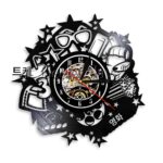 신상품 3D 비닐 벽시계 커플 시계 영화 팝콘 레트로 장식 시계 벽시계 - 이미지 5