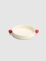 이지탕 INS 크림 스타일 새해 과일 접시 간식 세라믹 이사 축하 기쁨 고급 장식 장식품 - 이미지 5