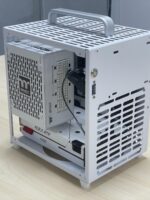 UFO200 섀시 블랙 앤 화이트 미니 SFX 전원 공급 독립 그래픽 카드 섀시 직접 플러그 ITX 섀시