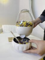 한국어린이박물관 자동유도 사탕가루 디스펜서 전기시리얼 머신 홈농축곡물밀폐저장탱크 - 이미지 5