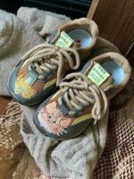 Original Daddy Gump Shoes 귀여운 고양이 레트로 컬러블로킹 스포츠 러닝화 캐주얼 소프트 솔 올매치 니치 독일 트레이닝화 - 이미지 2