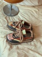 Original Daddy Gump Shoes 귀여운 고양이 레트로 컬러블로킹 스포츠 러닝화 캐주얼 소프트 솔 올매치 니치 독일 트레이닝화 - 이미지 5