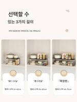 주방 수납식 테이블 칸막이 탁상 조리대 선반 확장 보드 칸막이 보관 유물 공간 활용 - 이미지 3