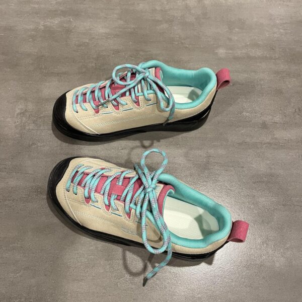 치치마스터 슈즈 여성 레트로 살구 여성화 2024 봄 신상 캐주얼 스포츠화 여성 인스 트렌드