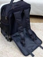 트롤리 포함 비즈니스 여행 백팩, 운반 및 견인 가능, 대용량 단거리 여행 가방, 트롤리 포함 탑승 가능, 백팩 - 이미지 4