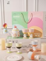 생일선물 새해선물 여자아이 찻주전자 세트 토끼 머그잔 티컵 귀여운 신혼집 이사선물 티세트