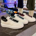 소가죽 1겹 2025년 초봄 정품 가죽 화이트 슈즈 여성용 두꺼운 밑창 높이 스포츠 캐주얼 슈즈 올매치 비행선 비스킷 슈즈