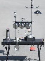 [디럭스 티메이킹 세트] ​​루벤 아웃도어 다기능 IGT테이블 경량 캠핑 휴대용 접이식 테이블 - 이미지 5