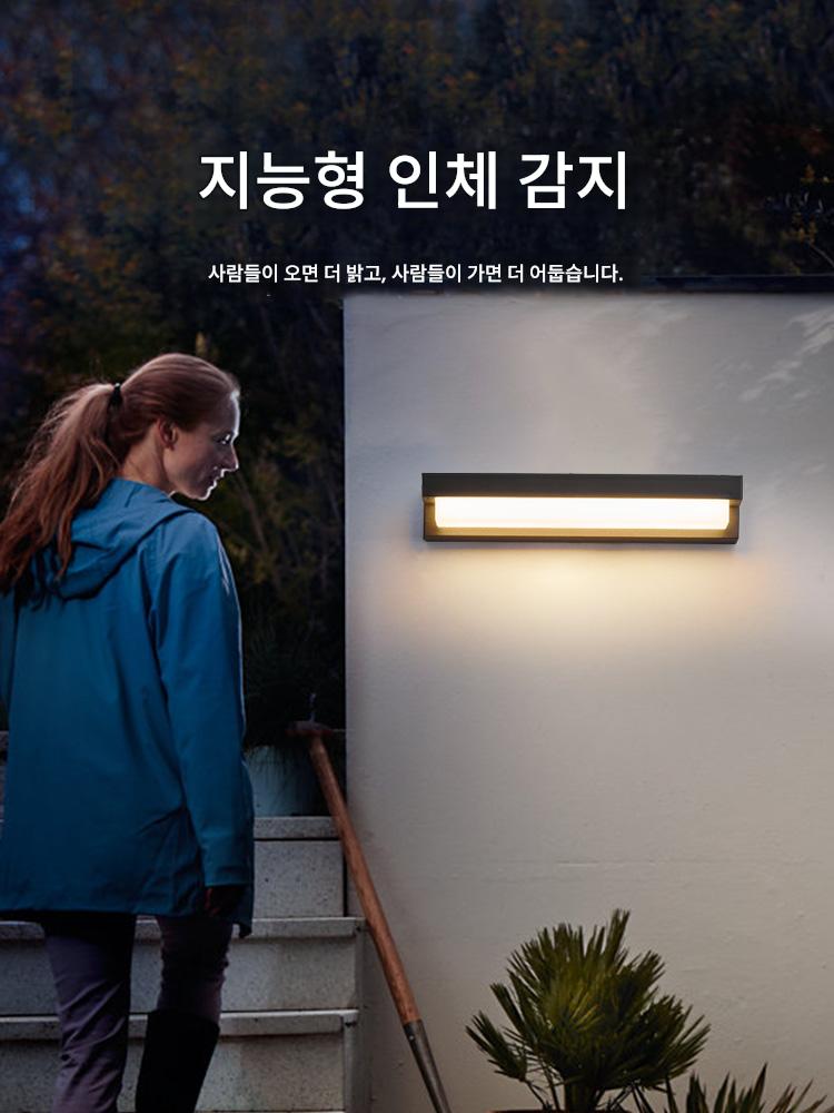main_762117082470_0-1 태양광 센서 조명 실외 벽등 발코니 현관문 빌라 분위기 안뜰 정원 방수 벽 펀치 프리 - 이미지 1