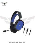 [포장 풀기] 컴퓨터 앵커를 위한 마이크가 달린 헤드마운트형 유선 게이밍 헤드셋 Dream Chaser K71 - 이미지 2