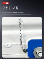 금속 턴오버 박스 폐기물 수집 박스 산업용 자체 언로딩 철 스크랩 박스 안전핀 박스 하단 도어는 사용자 정의가 가능합니다. - 이미지 3