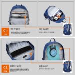 미국 수출용 신규 아웃도어 등산가방 남성용 하이킹 방수 백팩 여성용 등산 여행가방 20L 30리터 - 이미지 4