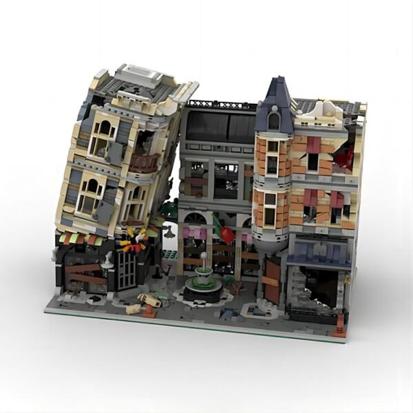 국내 건축 블록 모듈러 빌딩 MOC-166027 조립 스퀘어 아포칼립스 에디션 조립형 빌딩 블록 장난감 장식품