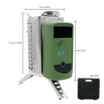 탄니아오 화력발전 나무 난로 접이식 충전식 야외 피크닉 난로 스테인리스 스틸 휴대용 캠핑 난로 - 이미지 2