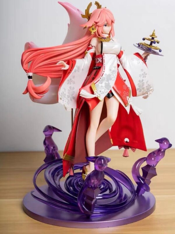 오리지널 신 야에 신자 손수 만든 여우 참 의미 특수 효과 장면 미소녀 애니메이션 게임 주변 장식 선물