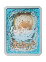 남자아이, 여자 친구, 절친, 커플을 위한 여자아이 생일 선물 아이디어, 고급 틈새 조명 및 그림자 종이 조각 램프 장식품 - 이미지 2