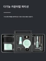 헤어 살롱 사물함 미용 도구 보관함 문 포함 바비 리즈 같은 스타일 미용 도구 카트 퍼머 및 염색 도구 카트 - 이미지 3