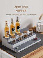 분류 조미료 병 랙 사다리 데스크탑 화장품 보관 랙 작은 장식품 크리에이티브 계층형 디스플레이 랙 - 이미지 3