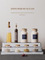 분류 조미료 병 랙 사다리 데스크탑 화장품 보관 랙 작은 장식품 크리에이티브 계층형 디스플레이 랙 - 이미지 4