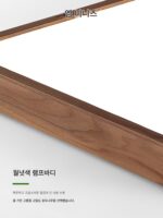 레트로 천장 램프 거실 메인 램프 검은 호두 중년 전체 주택 램프 새로운 중국 스타일 전체 스펙트럼 눈 보호 침실 램프 - 이미지 2