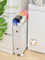 탁상용 스태킹 수납함, 밀폐 카트 랙, 학생 책상 문구류 수납 랙, 심플함 - 이미지 5