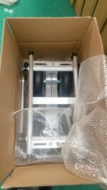 알루미늄 4륜 다기능 트롤리, 무소음 플랫베드 트롤리, 가정용 운반기, 알루미늄 경량 대형 휠 트롤리 - 이미지 5