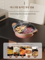 중년 스타일 소형 아파트 섬 식탁 통합 홈 레트로 플랫 록 플레이트 주방 고급 솔리드 우드 센터 가이드 테이블 - 이미지 5