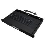 Yanlong HS482 산업용 서랍형 키보드 및 마우스 올인원 산업용 제어 랙 장착형 터치패드 내장 USB 인터페이스 - 이미지 5