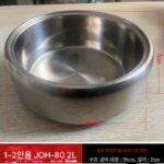 용싱 전기 냄비 오리지널 국 냄비 304 스테인레스 스틸 냄비 국 냄비 두꺼워진 소재 무코팅 2L3L4L 액세서리 - 이미지 2