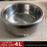 용싱 전기 냄비 오리지널 국 냄비 304 스테인레스 스틸 냄비 국 냄비 두꺼워진 소재 무코팅 2L3L4L 액세서리 - 이미지 3