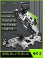 전기 소형 가정용 밴드 톱 다기능 목공 전자동 데스크탑 45도 스테인리스 스틸 및 알루미늄 톱질 기계