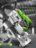 전기 소형 가정용 밴드 톱 다기능 목공 전자동 데스크탑 45도 스테인리스 스틸 및 알루미늄 톱질 기계 - 이미지 4