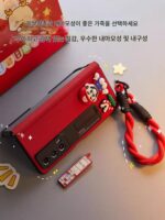 삼성 Z폴드7 휴대폰 케이스 Z폴드6 휴대폰 케이스 W25 신형 Fold5 접이식 스크린 W24 보호 케이스 W23 보호 케이스 올인클루시브 인터넷 유명인 틈새 쉘 가죽 케이스 축제 남성 및 여성에 적합 - 이미지 2