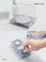 TINYL SPLIT 소프트 미스트 화이트 하이파이 CD 플레이어 앨범 플레이어 블루투스 CD 플레이어 레트로 디스크 플레이어 - 이미지 3