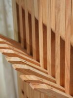 피아노 키 코트 랙 옷걸이 보드 크리에이티브 후크 입구 블랙 월넛 벽 코트 보관 랙 - 이미지 2