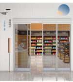 모기 방지 도어커튼 자석 셀프 프라이밍 여름 메쉬 파티션 숍 상업용 번역 슬라이딩 더블 트랙 푸시풀 홈 통기성 - 이미지 4