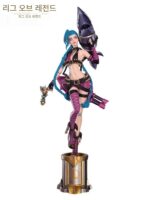 리그 오브 레전드 LOLCMGE 조인트 모델 - 징크스 3D 모델링 펜 게임 주변기기 데스크탑 장식품 핸드메이드 장식품