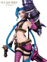 리그 오브 레전드 LOLCMGE 조인트 모델 - 징크스 3D 모델링 펜 게임 주변기기 데스크탑 장식품 핸드메이드 장식품 - 이미지 3