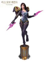 LOLCMGE 조인트 모델 - 카이사 3D 리그 오브 레전드 모델링 펜 게임 피규어 장식품 주변 데스크탑 장식품