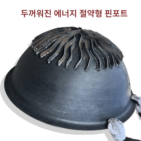 커스텀 핀포트 특후강판 에너지절약포트 304스테인리스강 용접핀높이 냄비 내구성두부