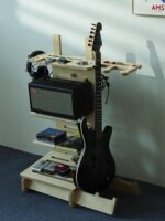 다기능 전기 기타 보관 랙 스피커 랙