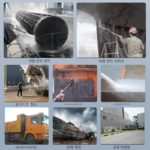 초고압 워터젯 건 휠 선박 데크 세척 녹 제거 쉘 바닥 개조 380/440V 선박 세척기 - 이미지 4